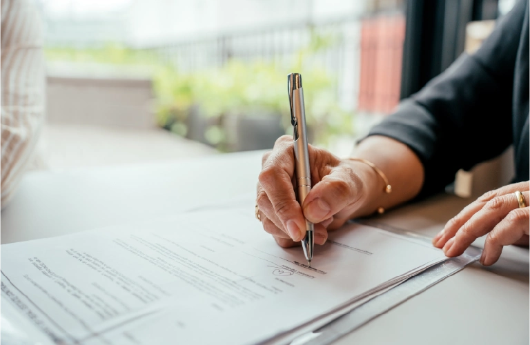 podpisywanie dokumentów